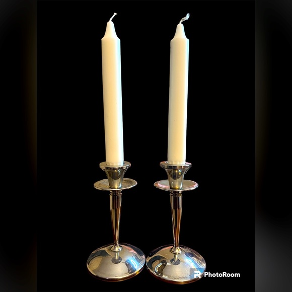 Roma SL candle sticks with candles - Picture 2 of 5